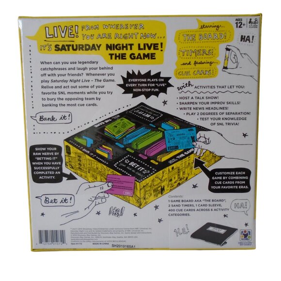 Saturday Night Live The Game Adult Ages 12+ Party Table Game NWT 3488 - Picture 3 of 5